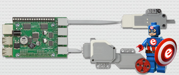 LEGO® Control Board for the Raspberry Pi