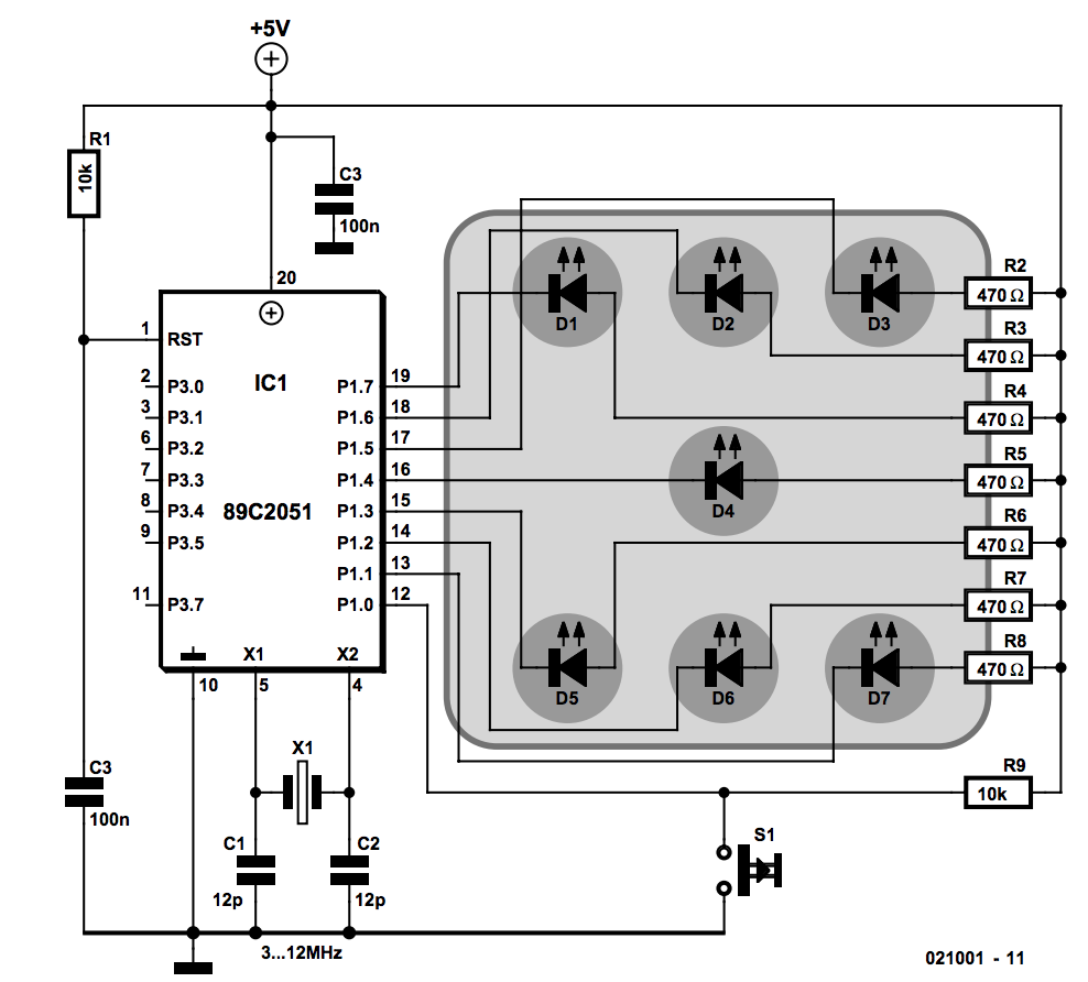 Microcontroller Dice