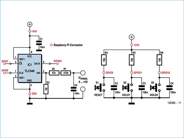 Raspberry Pi Voltmeter