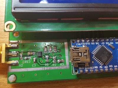 PCB with lcd and arduino