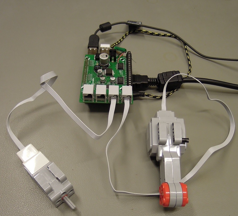 LEGO Mindstorms motor control board for 